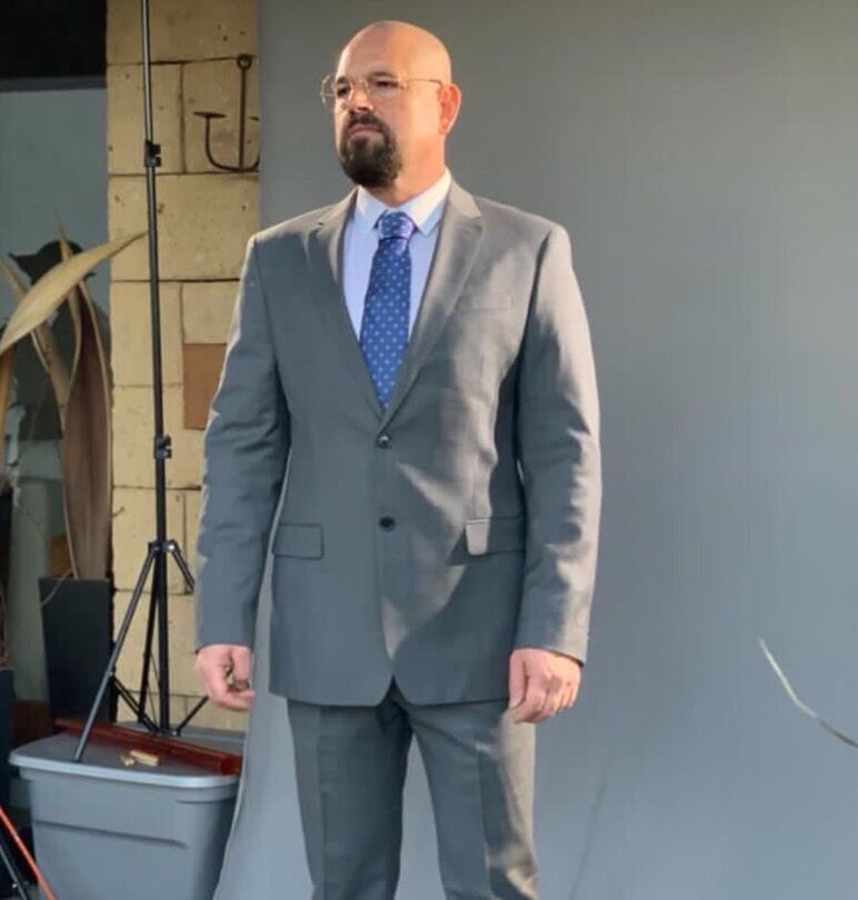 Rigo in suit